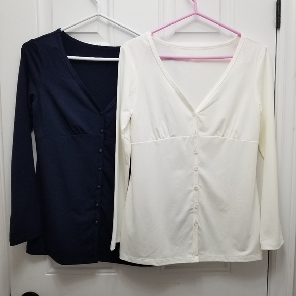 Weekenders joy collection empire cardigan in white or black - Picture 2 of 7